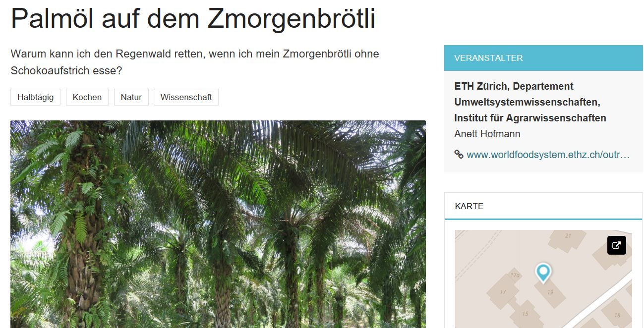 Enlarged view: Palmöl auf dem Zmorgebrötli